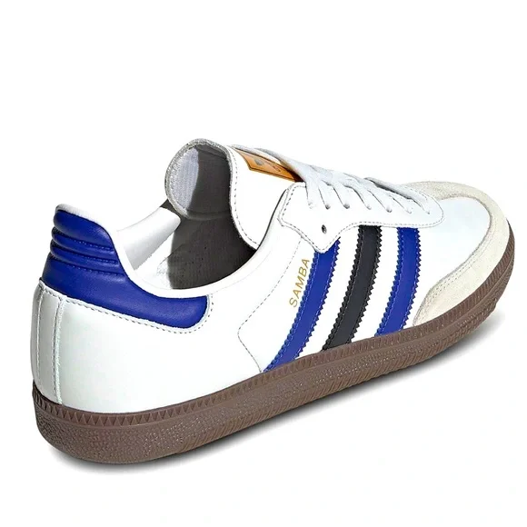 💙 ADIDAS SAMBA CRYSTAL WHITE BLUE 💙 - Picture 3 of 4